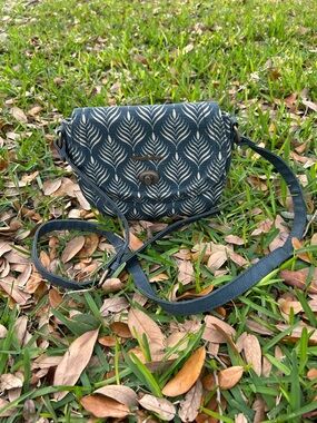 Brakeburn Women Bags Blue Patterned Crossbody Bag